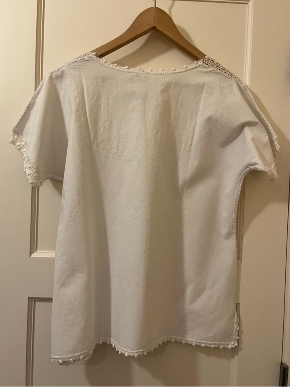 Huitzache / Huizache • Handmade Oaxacan Blouse • Crochet Yoke Boho Folk Top - Picture 5 of 12